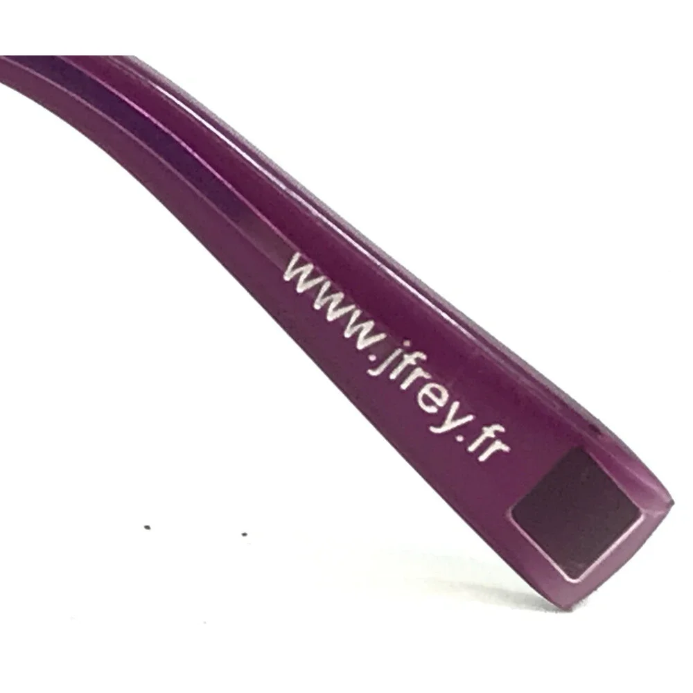 J. F. Rey Eyeglasses Frames JF2832 3070qqq Purple Red Cat Eye Wire Rim 52-18-142